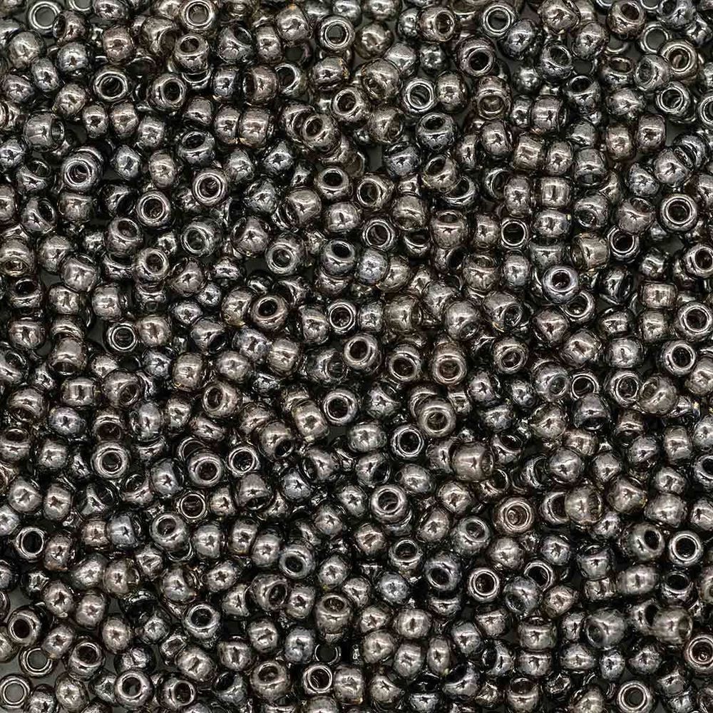 Бисер Preciosa прозрачный с цв. покрытием, 10/0 (48049), круг. отв., 500 г