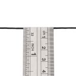 Шнур вощеный ⌀1.0 мм / 100 метров, 0371-9002 (С580 черный)