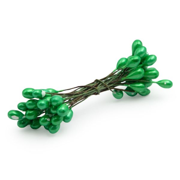 Тычинки для искусственных цветов 0,5х6см, вес 10гр. (12 зеленый), AR561