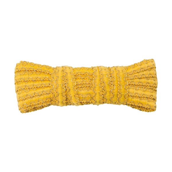 Тесьма отделочная вязаная 10 мм / 10 метров, рис 9254, желтый/золото, С3729г17/1