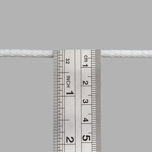 Шнур плетеный ⌀4.0-5.0 мм / 100 метров, 003 белый
