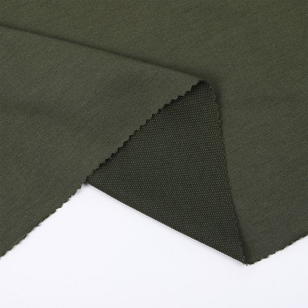 Футер 2-нитка петля поливискоза стрейч 220 г/м², 160 см / 3 метра, ФУТ2Х.TBY.ПЭ-ВИС.S096.3, цв.S096 хаки