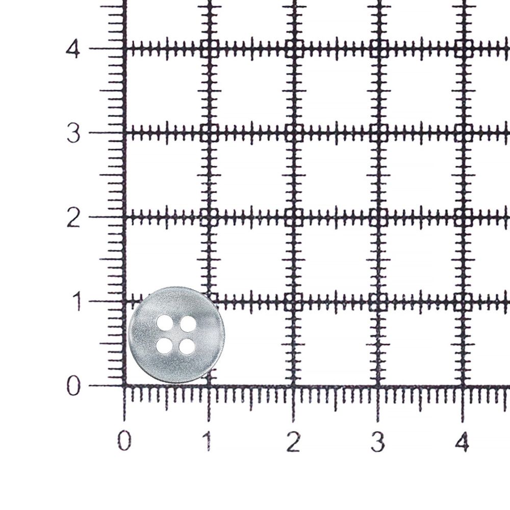 Пуговицы 4 прокола 18L (11мм), пластик (col.06 серый), CN_2846, 72 шт