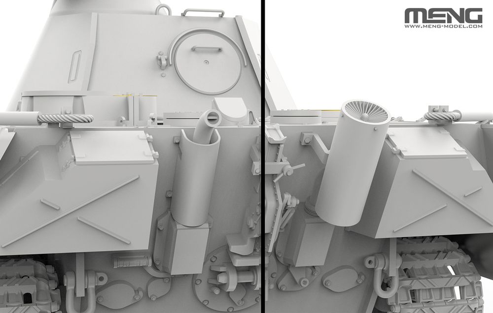 Модель сборная: танк, Sd.Kfz.171 Panther Ausf.G Late w/ FG1250 Active Infrared Night Vision System 1/35, Meng TS-054