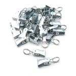 Зажим для штор 34 мм, металлический ДС, 50 шт