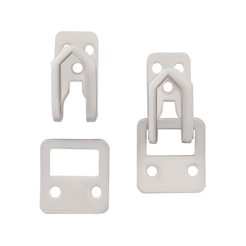 Крючки пришивные декоративные 15х7 мм, nickel, 10 шт