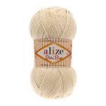 Пряжа Alize (Ализе) Baby Best / уп.5 мот. по 100 г, 240м, 001 молочный A