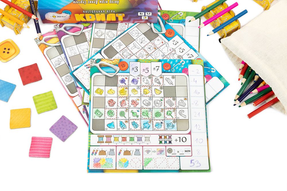 Игра настольная Квилт, Эврикус BG-12053