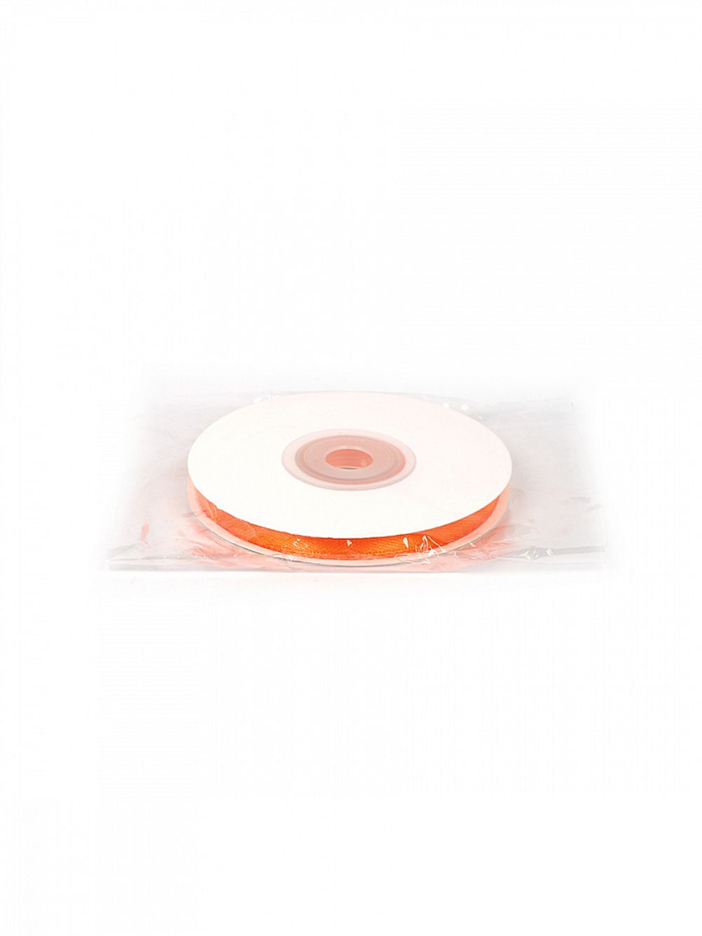 Лента атласная 1-сторонняя 6.0 мм / 22.5±1 метра, 3020 ярк.оранжевый, Magic4Hobby