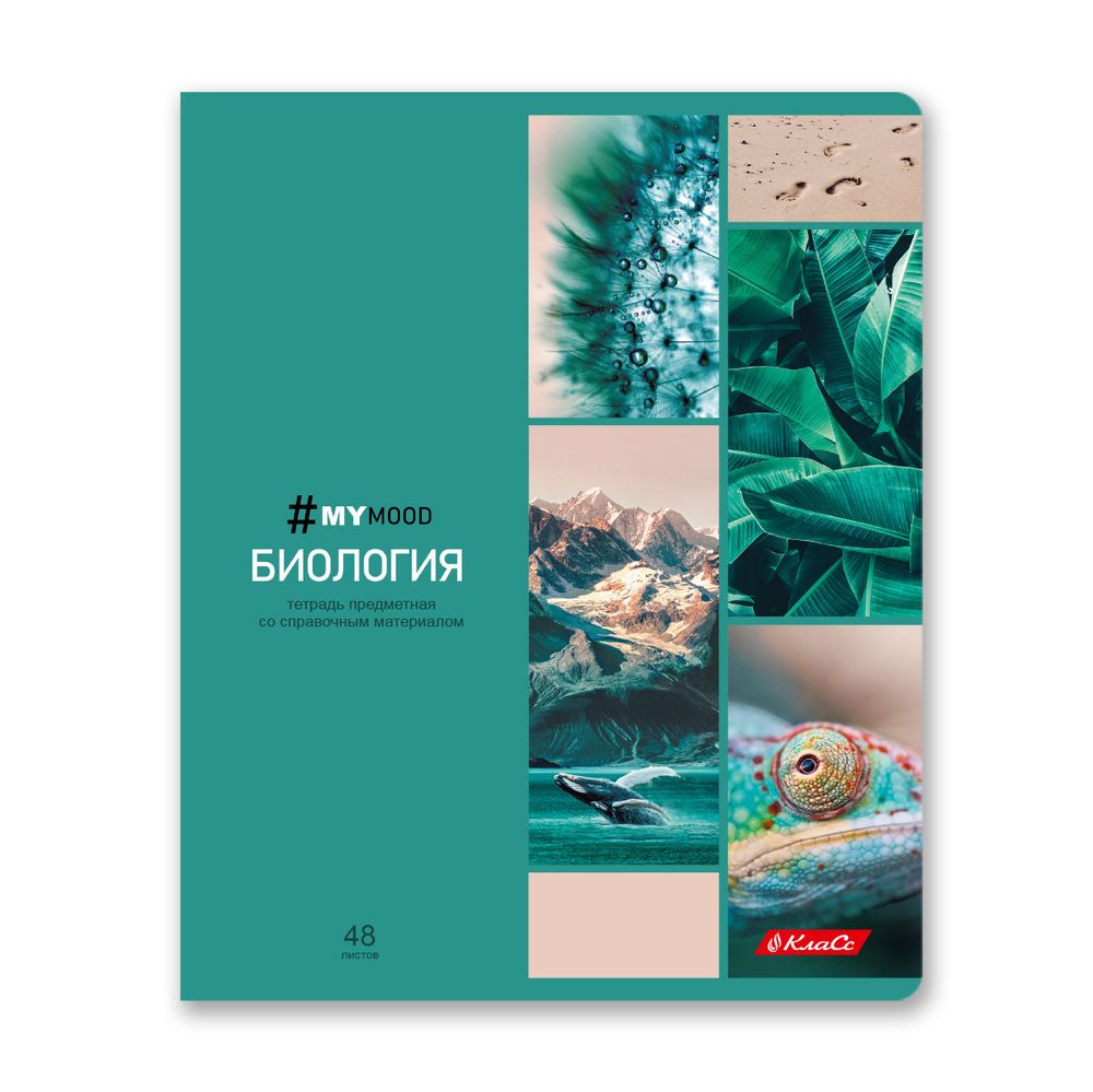 Тетрадь со справочным материалом Доска желаний, A5+ 48 л. на скобе 60 г/м², белизна 90%, 10 шт, клетка, 000512 Биология, Светоч 48ТПСКд5_0_2_1