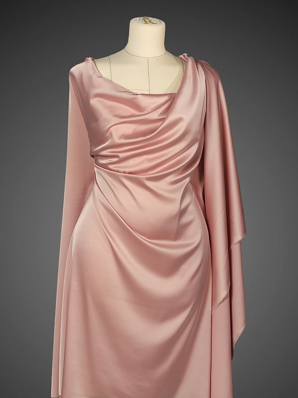 Шелк Армани 90 г/м², 150 см / 25 метров, TBYArm-061, цв.61 пудра розовая