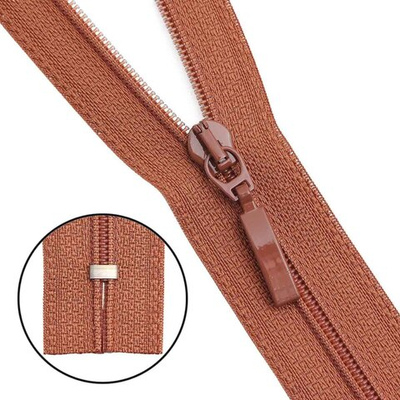 Молния спираль (витая) Arta Т5 (5 мм) 1 зам., н/раз., 18 см, цв. 856 св.коричневый, уп.10 шт