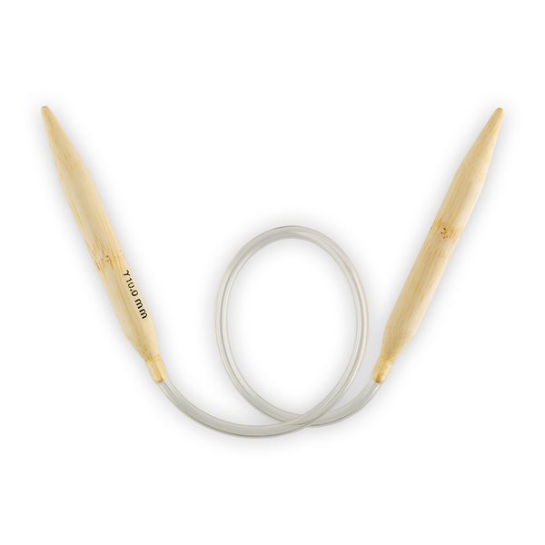Спицы круговые бамбук ⌀10,0 мм, 45 см, Gamma BC-S45