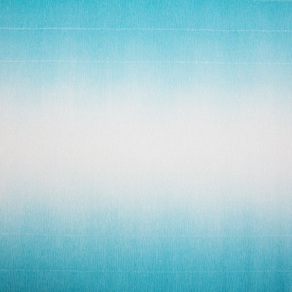 Бумага гофрированная (креповая) 180 г/м², 50 см / 2.5 метра, 600/2 бело-голубой, Blumentag GOF-180/P