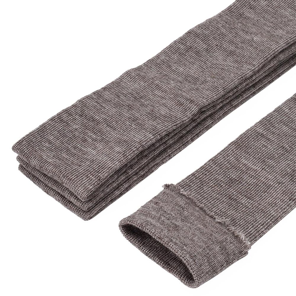 Манжеты трикотажные рукава 7.0 см, / 3 метра, полушерсть тонкие 14кл. 1х1, 005 т. Бежевый