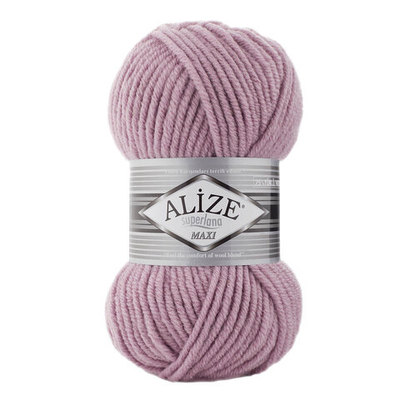 Пряжа Alize (Ализе) Superlana Maxi / уп.5 мот. по 100 г, 100 м, 505 пепельно-сиреневый, 364131-139