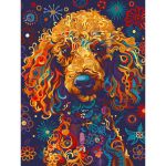 Картина по номерам Русская живопись RL139, Пудель Gold 30х40 см