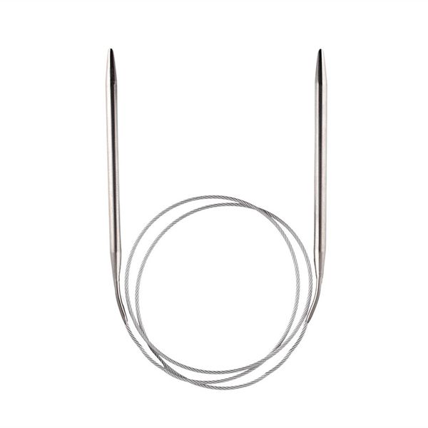Спицы круговые металл ⌀6,0 мм, 100 см, с металлической леской, Gamma MKN