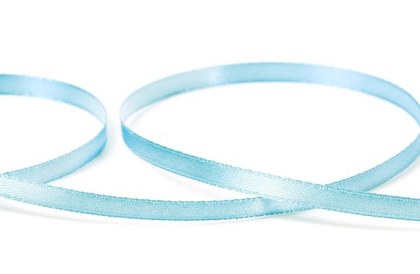 Лента атласная 2-сторонняя 6.0 мм / 33±2 метра, №129 голубой, Gamma AL-6D