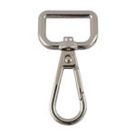 Карабин металл 20.0 мм (50х26 мм), 10 шт, 04 никель, Gamma GH 112/20/10