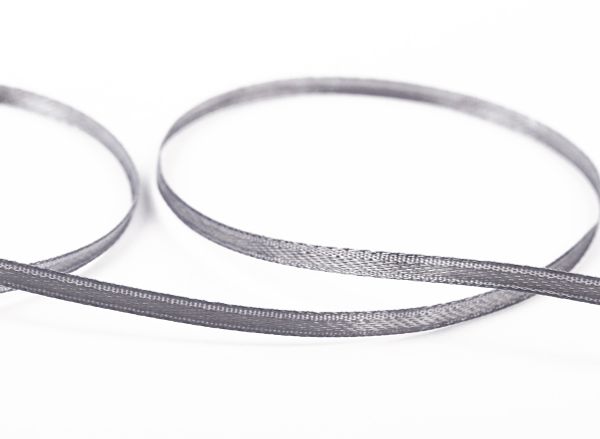 Лента атласная 2-сторонняя 3.0 мм / 91.4±2 метра, 139 серый, Gamma AL-3P