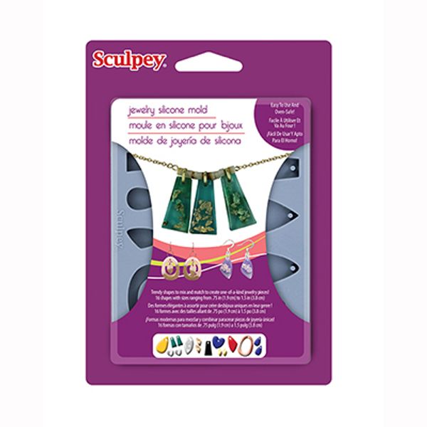 Форма силиконовая для слепков Sculpey Silicone Bakeable Mold, 54 Jewerly, Sculpey APM