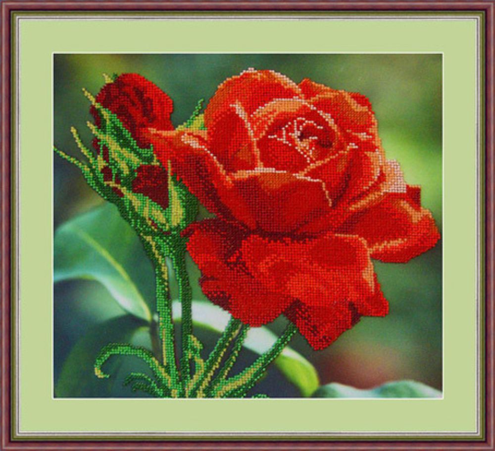 Galla Collection, Красная роза 30х27 см