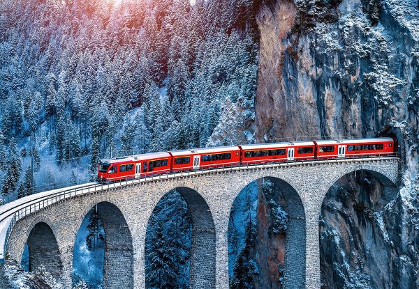 Пазл 2000 элементов, Мост в снежном царстве, PZL-2000/28, Фрея