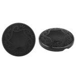 Пуговицы на ножке 48L (30мм) (Black (черный)), 12 шт