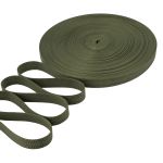 Стропа (ременная лента) 24 мм / 45.72 метра, [25.10 г/пог.м], со светоотражающими полосками, 19 хаки, 3Al355