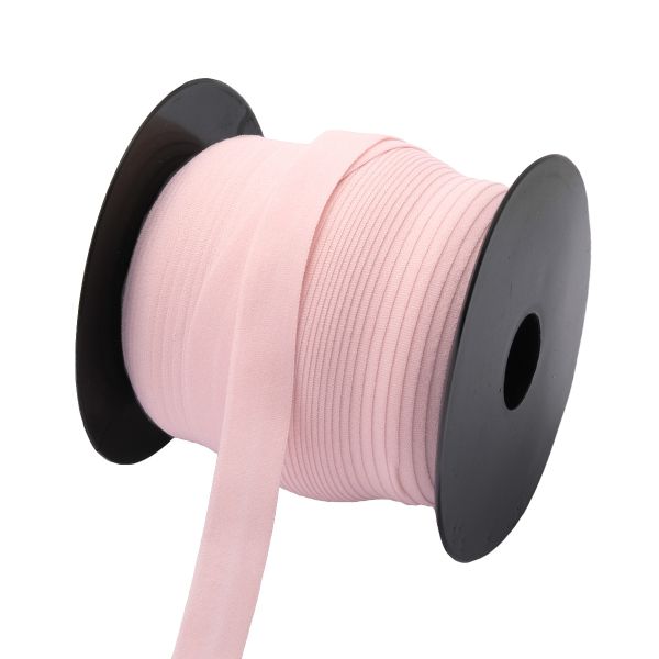 Резинка бельевая (окантовочная) 15.0 мм / 50 метров, тканая, пудровый, ML124015-7/7