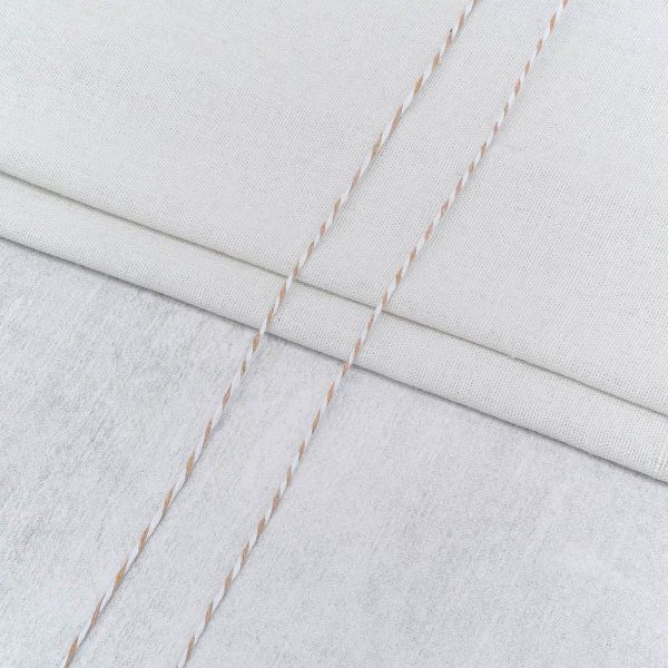 Шпагат х/б ⌀1.0 мм, / 100 метров, белый/бежевый