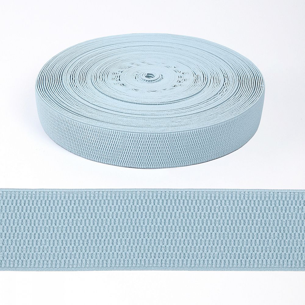 Резинка для подтяжек (помочная) 40.0 мм / 25 метров, S901 голубой