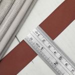 Лента репсовая (в рубчик) 25.0 мм, 074 коричневый, уп.18,28 м