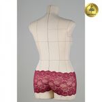 Кружево эластичное (стрейч) L838 180мм цв.2925 розовый рубин, 25 м, Kruzhevo