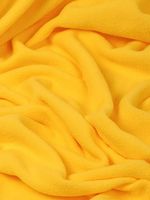 Флис 2-сторонний 190 г/м², 150 см / 10 метров, TBY-0059-001, цв.S001 желтый