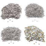 Кнопка рубашечная (джерси) закрытая ⌀7.8 мм, ≈1440 шт, МЕТАЛЛ, эмаль, 101 белый глянцевый, NEW STAR