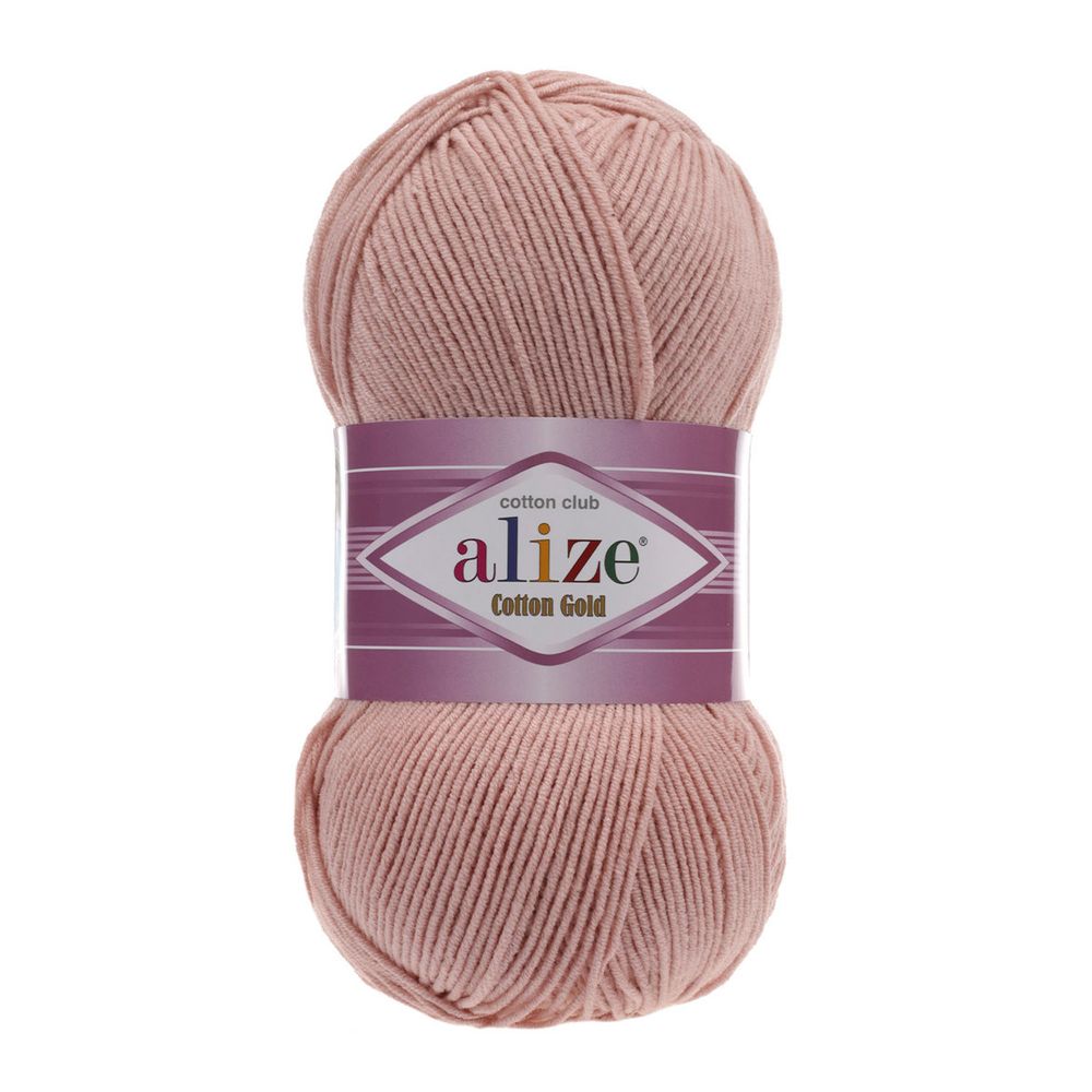 Пряжа Alize (Ализе) Cotton Gold / уп.5 мот. по 100 г, 330м, 161 пудра A