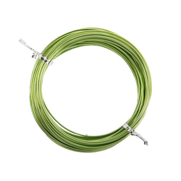 Проволока для плетения ⌀1.5 мм,±0.5 м, 08 св.зеленый, Промысел MM-003