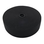 Резинка вязаная 45.0 мм / 25 метров, 4.1 г/см, эластичность 220%, черный, ТВ-45