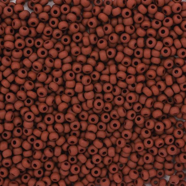 Бисер Preciosa непрозрачный матовый 10/0 (2.3 мм), круг.отв, 20гр, уп.5 шт