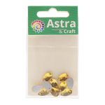 Хрустальные стразы пришивные формы капля, желтый 7х12 мм 10 шт/упак., ХК004НН712