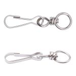 Карабин металл 10.0 мм (55х14 мм), 816-631, никель, уп.100 шт