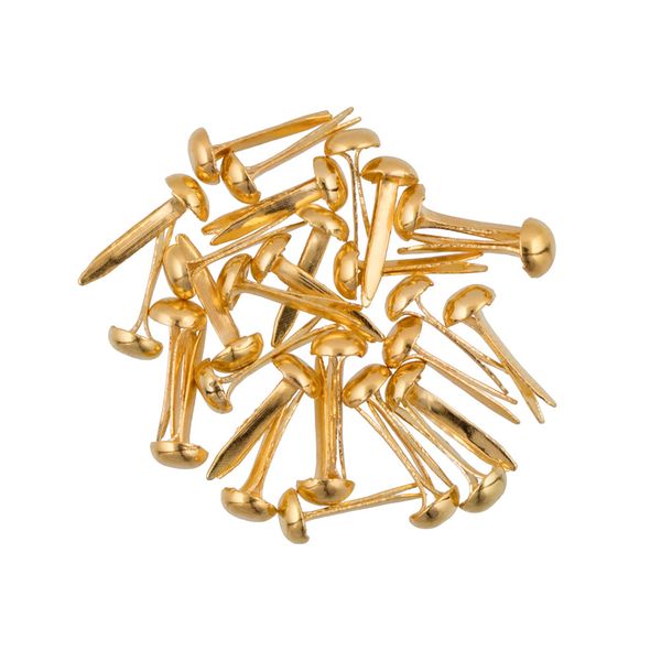 Набор брадсов 4.5х12 мм, 30 шт, 03 золото, Mr.Painter BRD08