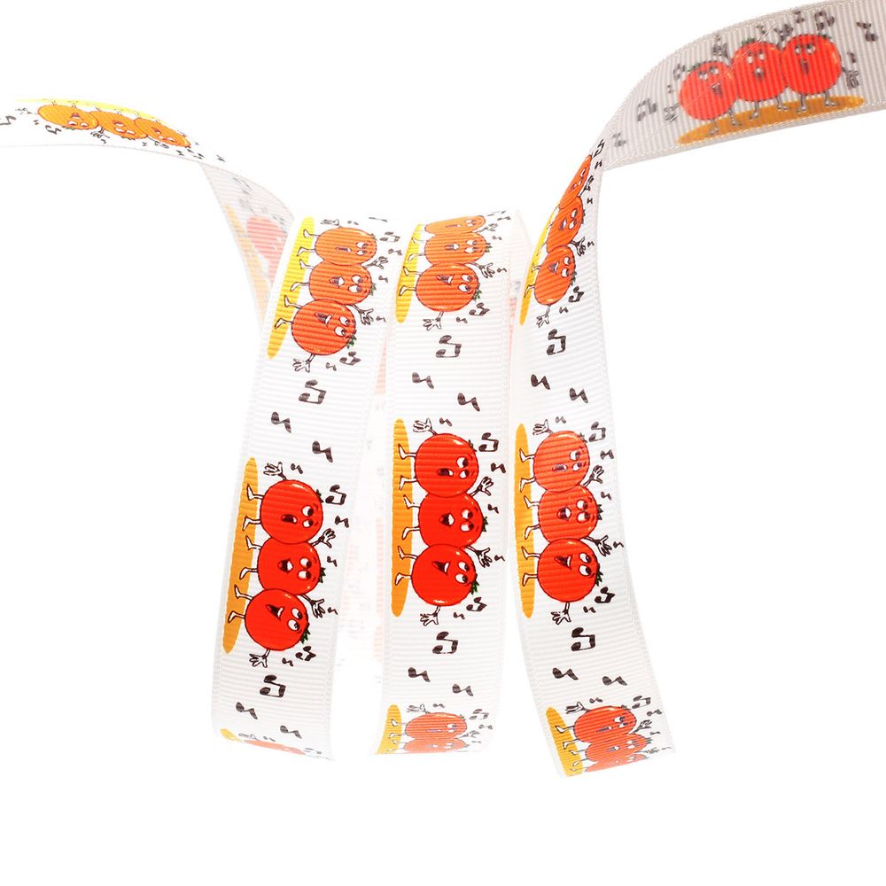 Лента репсовая (в рубчик) PREMIUM Веселый хор 20 мм, 22,5м (029 белый)