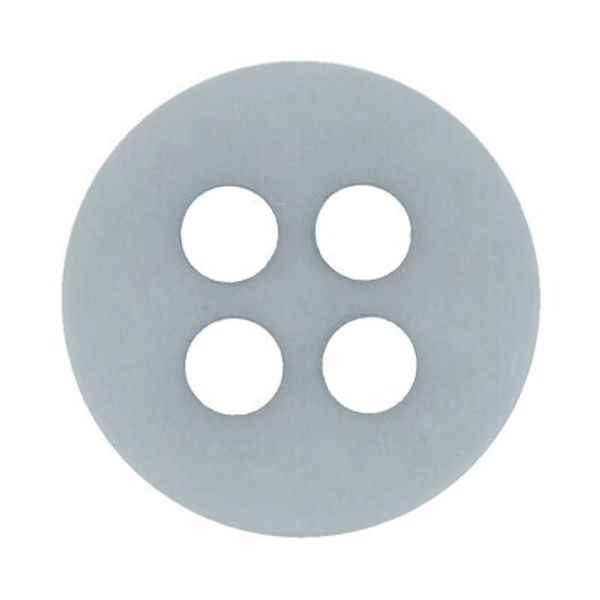 Пуговицы 2 прокола блузочные 11 мм, 36 шт, D396 серый, Gamma LQ 0022