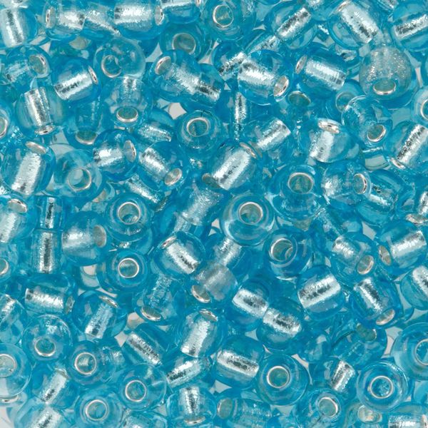 Бисер Zlatka 8/0 (2.9 мм), 100 г (10х10 г), №0047A св.бирюзовый, GR