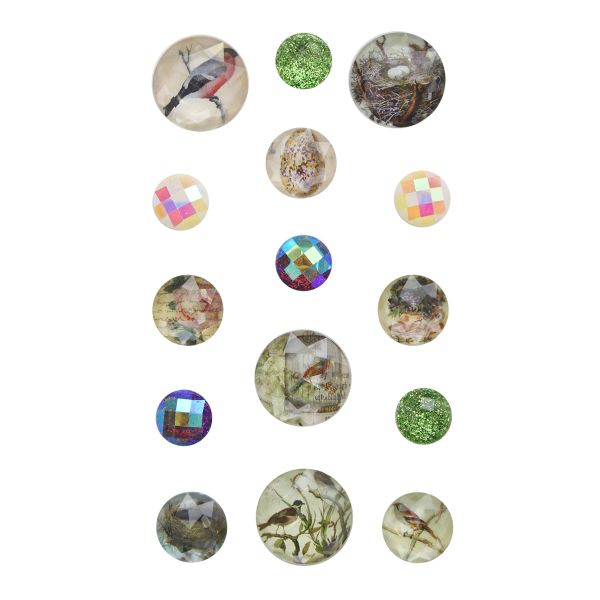 Кабошоны-стикеры, упак./15 шт, Astra&Craft ASS1519