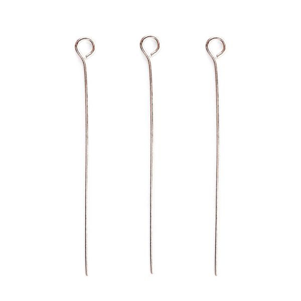 Штифты с петлей 35мм, 50±5 шт, Astra&Craft (серебро), SH-35