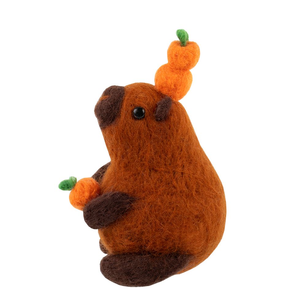 Набор для валяния Miadolla WT-0216, Капибара Карри, 12 см